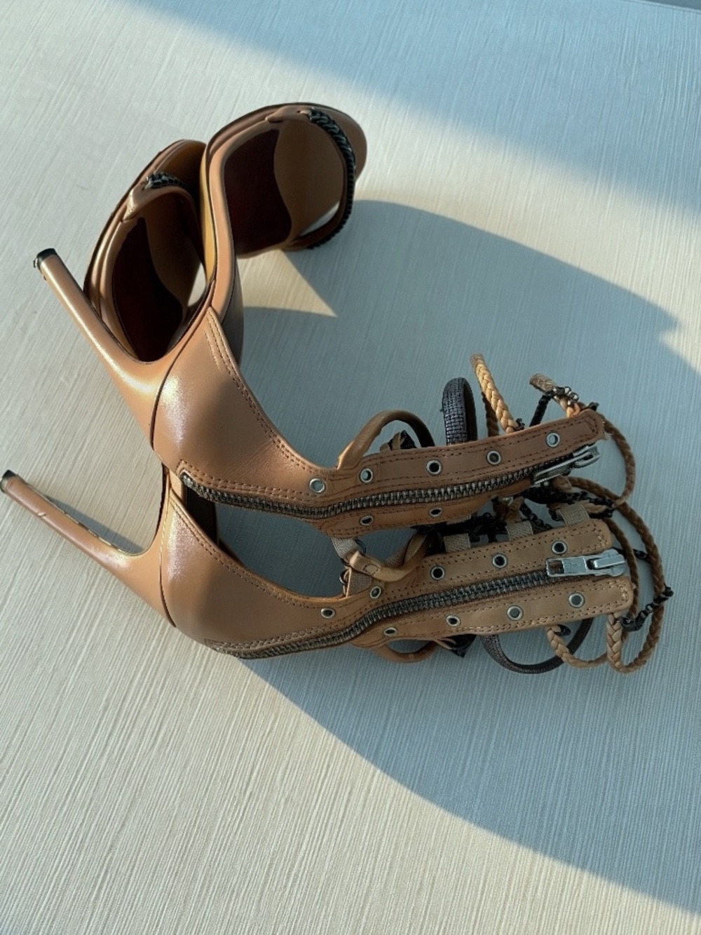 Isabel Marant Rio Chain Cage Sandals EU 38 US 7.5 - Picture 6 of 9